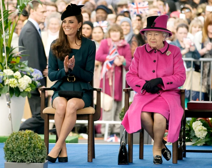 Kate Middleton şi Regina Elisabeta a II-afoto: AFP