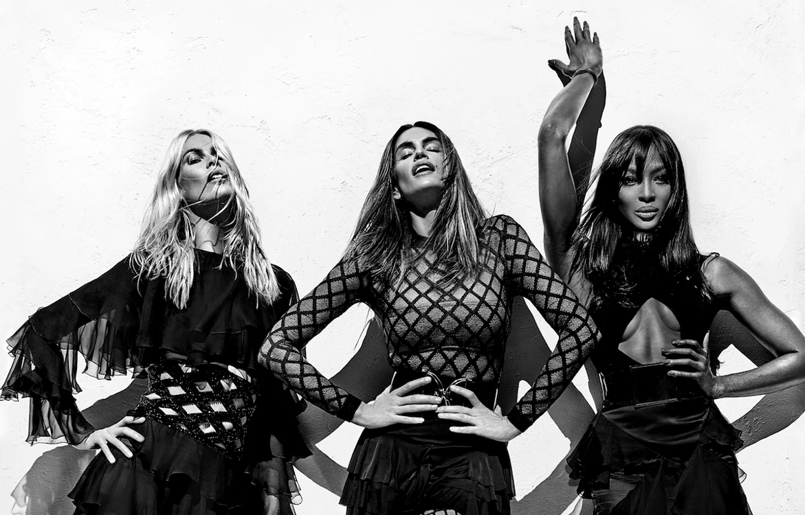 Naomi Campbell și Claudia Schifferfoto: Balmain