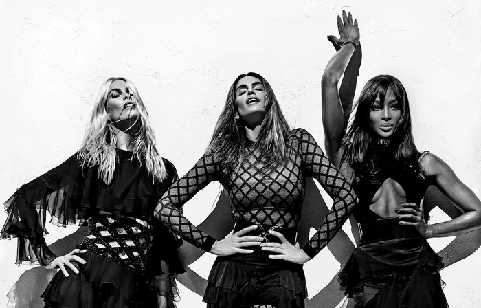 
    Naomi Campbell și Claudia Schifferfoto: Balmain  