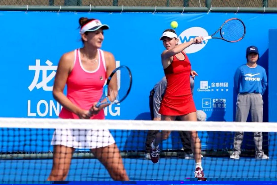 Irina Begu şi Simona Halep