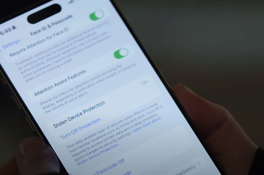 Setarea antifurt pe care s-o activezi pe iPhone