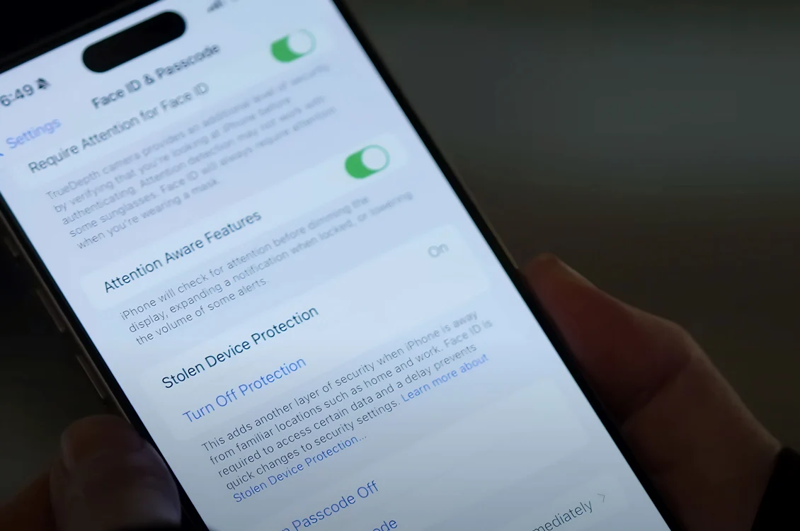 Stolen Device Protection. captura WSJ / YouTube