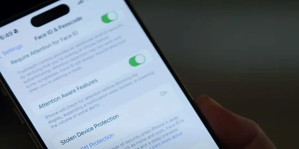 Stolen Device protection captura WSJ jpg