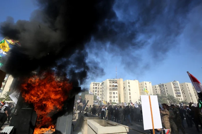 Ambasada SUA din Iak - foto AFP