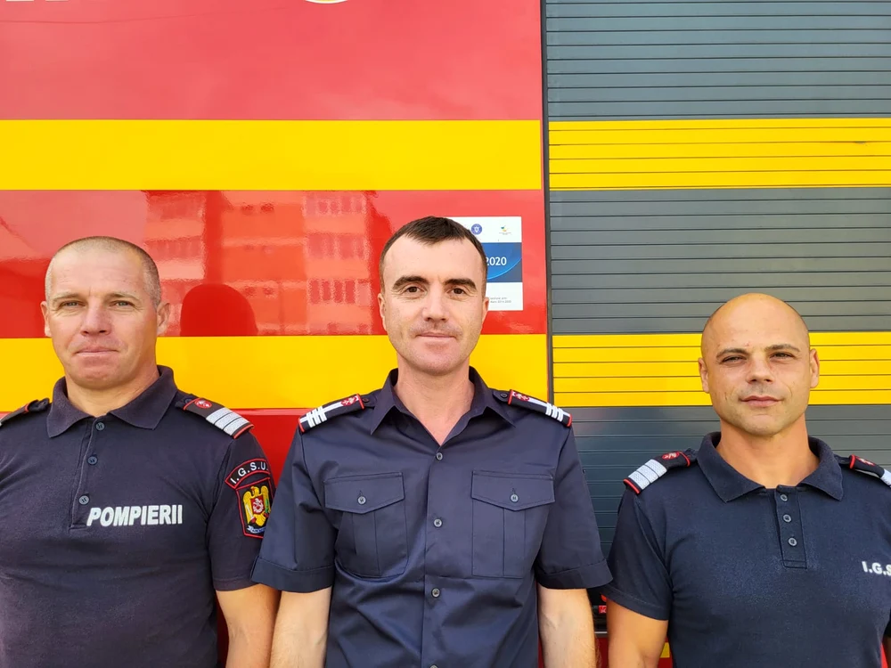 Pompierii nemțeni trimiși în Franța FOTO ISU Neamț