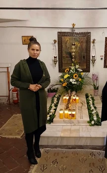 Daniela Ploia, distrusă după moartea tatălui foto: Facebook 