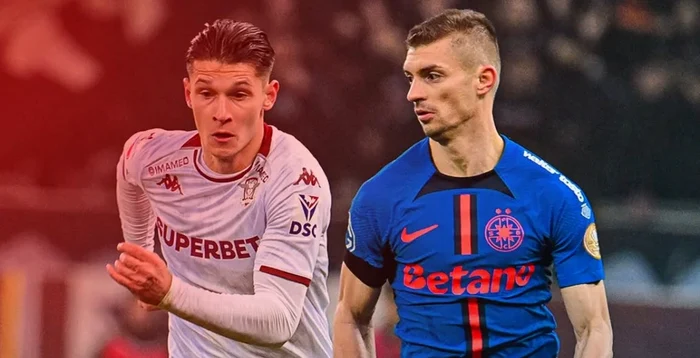 Alex Dobre și Florin Tănase s-au anihilat reciproc. Foto Facebook FCSB