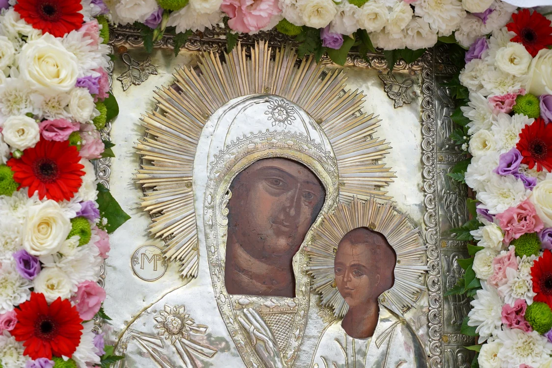 Icoana făcătoare de minuni de la mănăstirea Adam FOTO: Arhiepiscopia Dunării de Jos