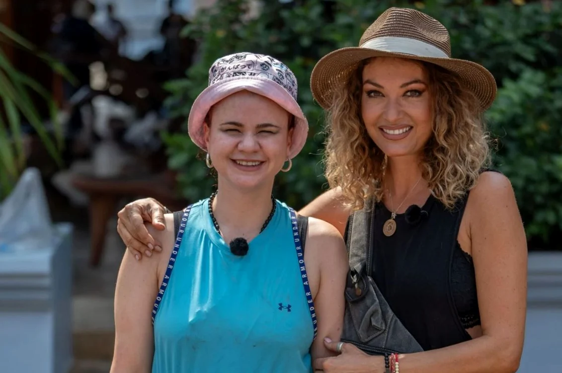 Anca Țurcașiu și Andreea Samson la Asia Express. Foto: arhiva.