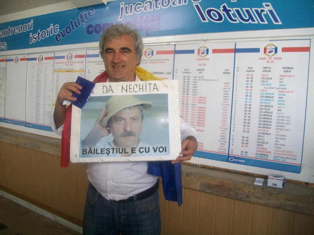 Suporterii din Băileşti au venit să o încurajeze pe Ada Nechita * Foto: Bogdan Voicu