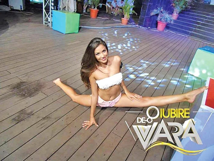 Anul trecut, Oana a dansat sexy la emisiunea “O iubire de-o vară” (Kanal D)