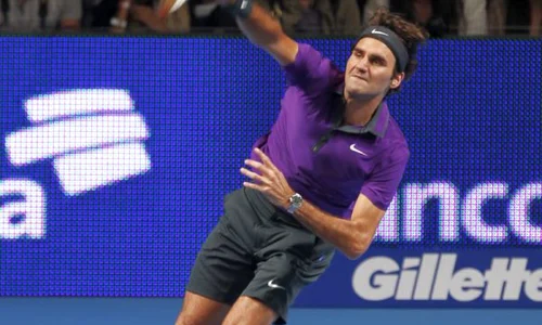 Roger Federer, în Columbia  (Foto: Reuters) jpeg