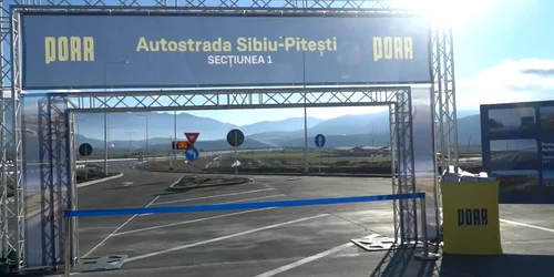 Inaugurarea primei secțiuni a Autostrăzii Sibiu Pitești Lotul Șelimbăr-Boița Foto Daciana Stoica