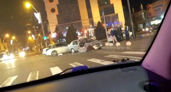 Imagine de la accidentul de la Galaţi, din ultima zi a lui 2018 FOTO Grupul Şoferilor din Galaţi