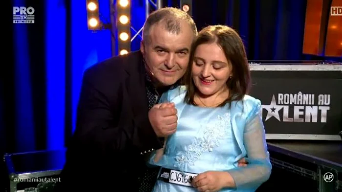 Florin Călinescu și Elena Lucia, protejata lui