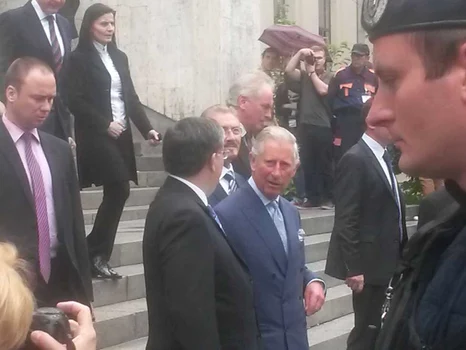 Printul Charles Facultatea de Drept Bucuresti FOTO Alina Stoian