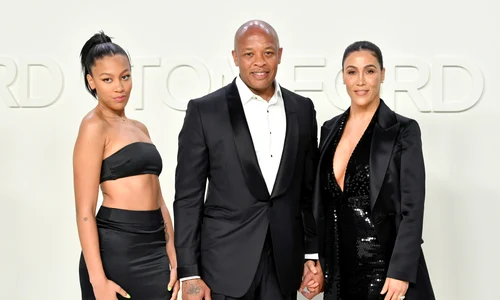 Dr  Dre și Nicole Young, alături de fiica lor, Truly jpeg