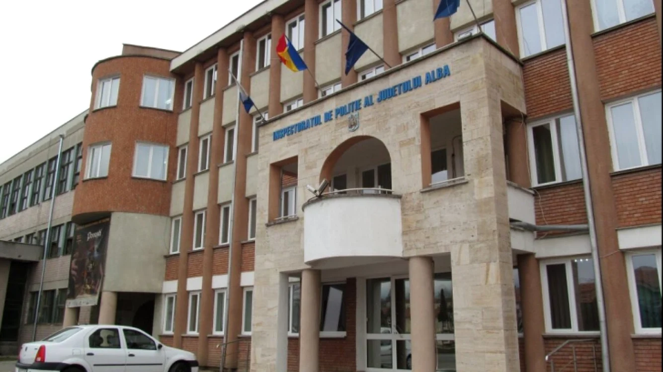 Sediul Inspectoratului de Poliţie al Judeţului Alba. Foto Adevărul