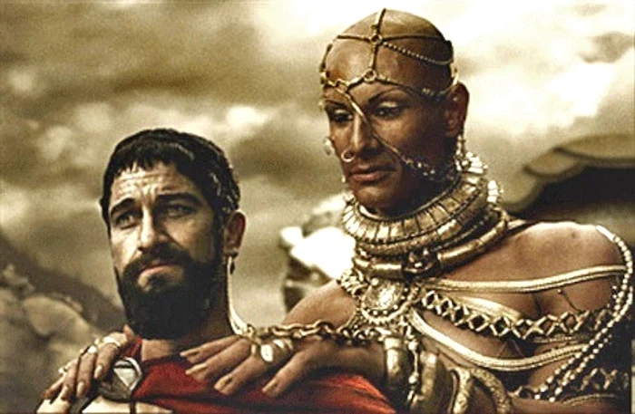 9 battle of thermopylae in 300 movie leonidas and xerxes jpg jpeg
