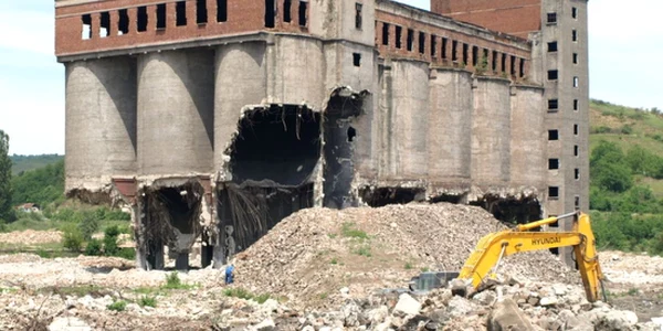Fosta platformă a combinatului siderurgic. Foto: Daniel Guță 
