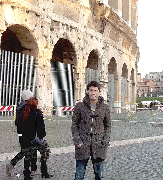 Herea a îmbinat utilul cu plăcutul la Roma (foto: arhivă personală)