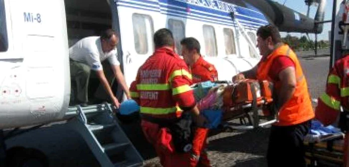 Piteşti: Bătrână diagnosticată cu anevrism, salvată de SMURD