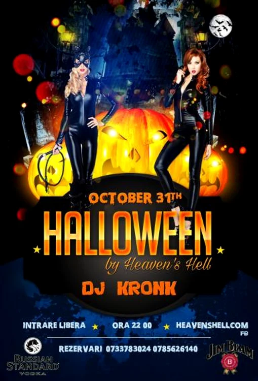 Program de Halloween: Constănțenii vor petrece la Halloween by Heaven's Hell
