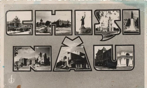 Chişinău (colaj). Carte poștală din perioada interbelică (© iMAGO Romaniae)