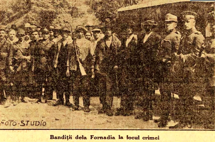 Bandă de tâlhari. Foto: Ziarul Universul. 1934