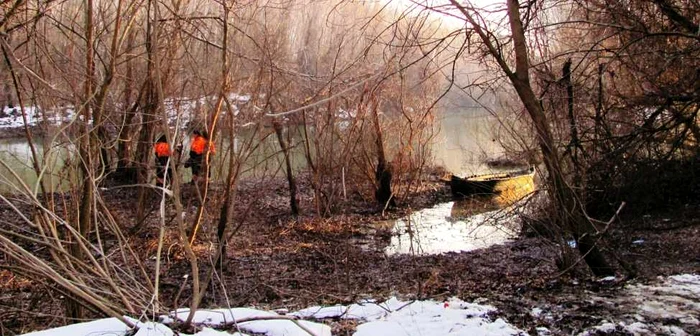 Tragedia a avut loc pe un canal al Dunării, în apropiere de Giurgiu / FOTO: Bogdan Vladu