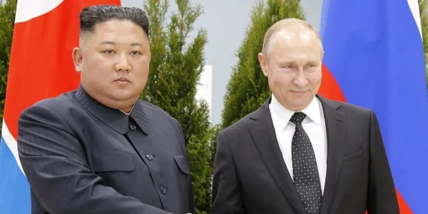 Summit intre Vladimir Putin si Kim Jong-un la Vladivostok FOTO EPA-EFE