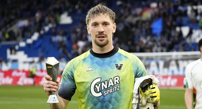 Ionuț Radu, ales omul meciului după prestația cu Napoli. Foto Venezia FC 