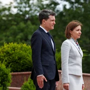 Nicusor Dan Maia Sandu MOLDOVA VIZITA OFICIALA DAN SANDU 02Foto INQUAM Photos (7) jpg