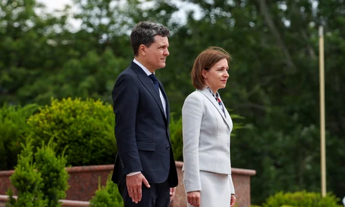 Nicusor Dan  Maia Sandu  MOLDOVA VIZITA OFICIALA DAN SANDU 02Foto INQUAM Photos  (7) jpg