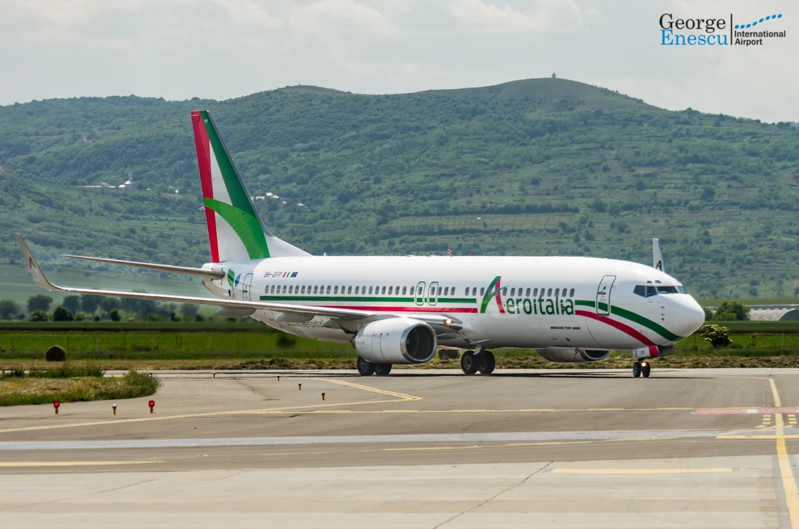 AeroItalia va zbura zilnic de la Bacău la Roma FOTO Aeroportul Internațional George Enescu Bacău