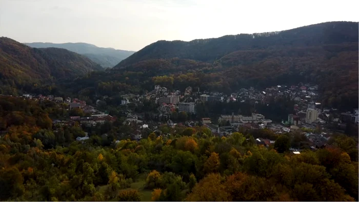 Băile Olănești stațiune balneară în județul Vâlcea Foto captură video YouTube