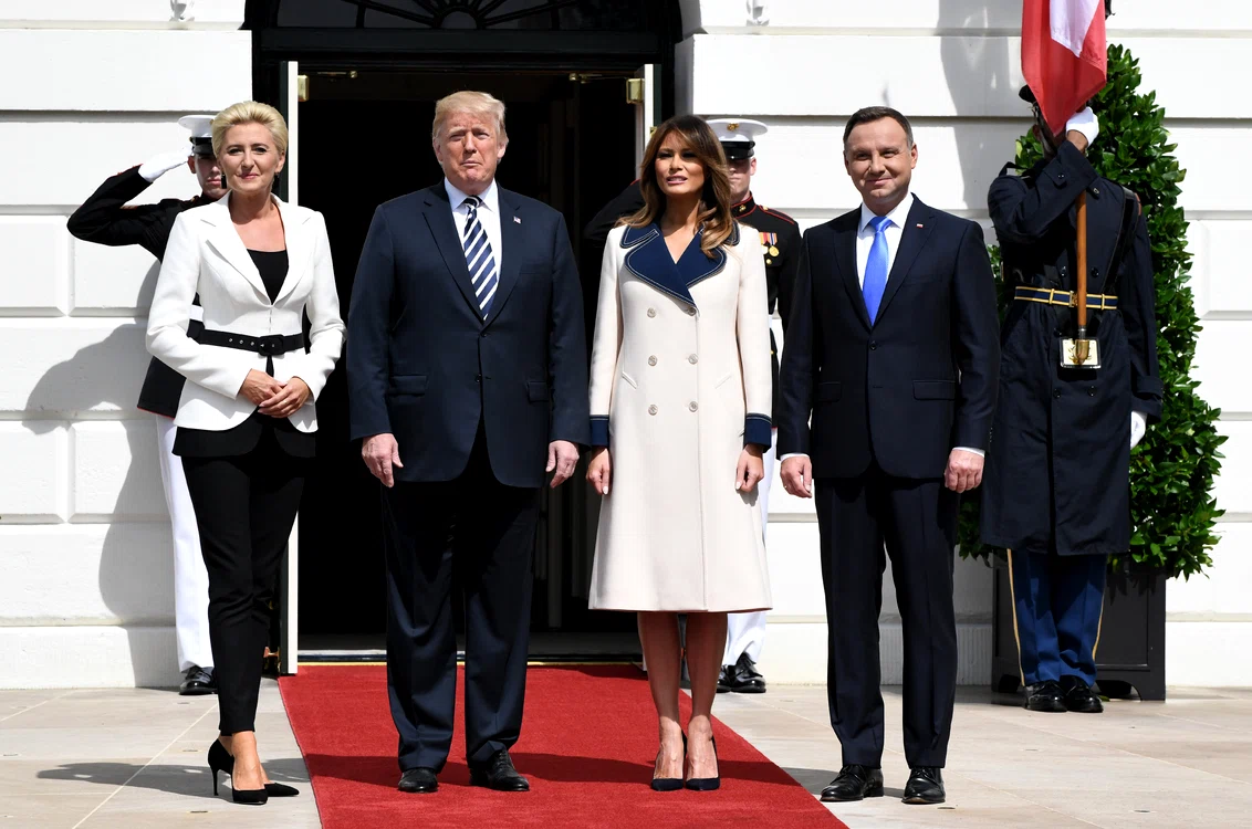 President Trump and First Lady host Polish President Andrzej Duda at the White House   DC jpeg