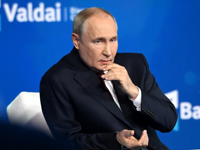 Vladimir Putin la conferința Valdai FOTO PROFIMEDIA