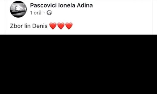 Mesajul Ionelei Pașcovici, mama lui Denis  jpeg