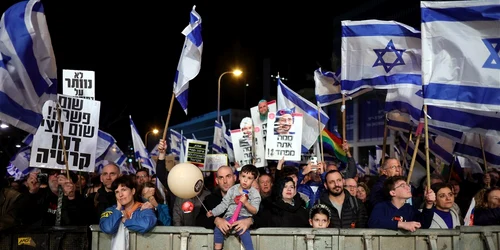 Manifestatii anti Netanyahu l a Tel Avivi FOTO EPA EFE jpg