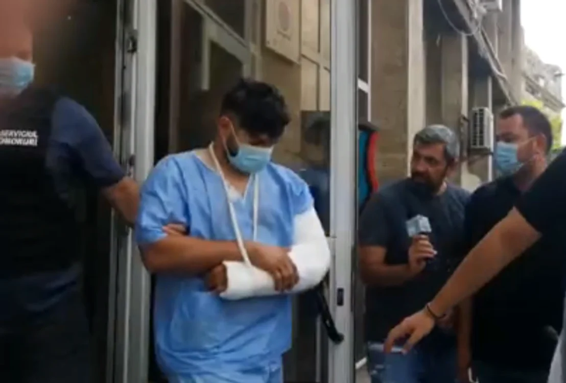 Ciprian Napy, cel care l-a omorât pe Emi Pian, a fost arestat preventiv pentru 30 de zileFoto: Captură Video