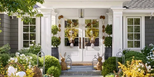 Decor exterior pentru Paște și 1 Mai valabil în tot sezonul cald Foto Stefana Silber jpg