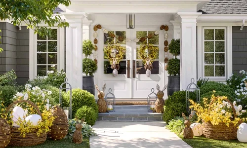 Decor exterior pentru Paște și 1 Mai valabil în tot sezonul cald Foto Stefana Silber jpg