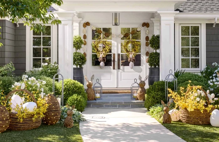 Decor exterior pentru Paște și 1 Mai valabil în tot sezonul cald Foto Stefana Silber jpg