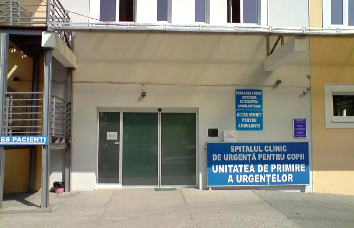 Incidentul s-a petrecut în luna februarie la Spitalul Clinic de Urgenţe pentru Copii Cluj. FOTO: Spital de Copii