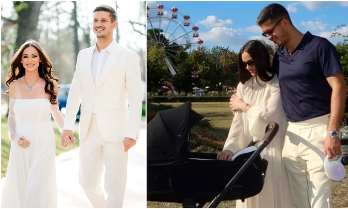 Corina și Mihnea Năstase cu băiețelul Theodor   Instagram jpg