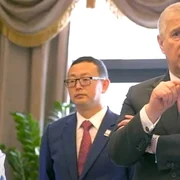 Yang Tengbo şi printul Andrew, foto Facebook/Ian Bremmer 