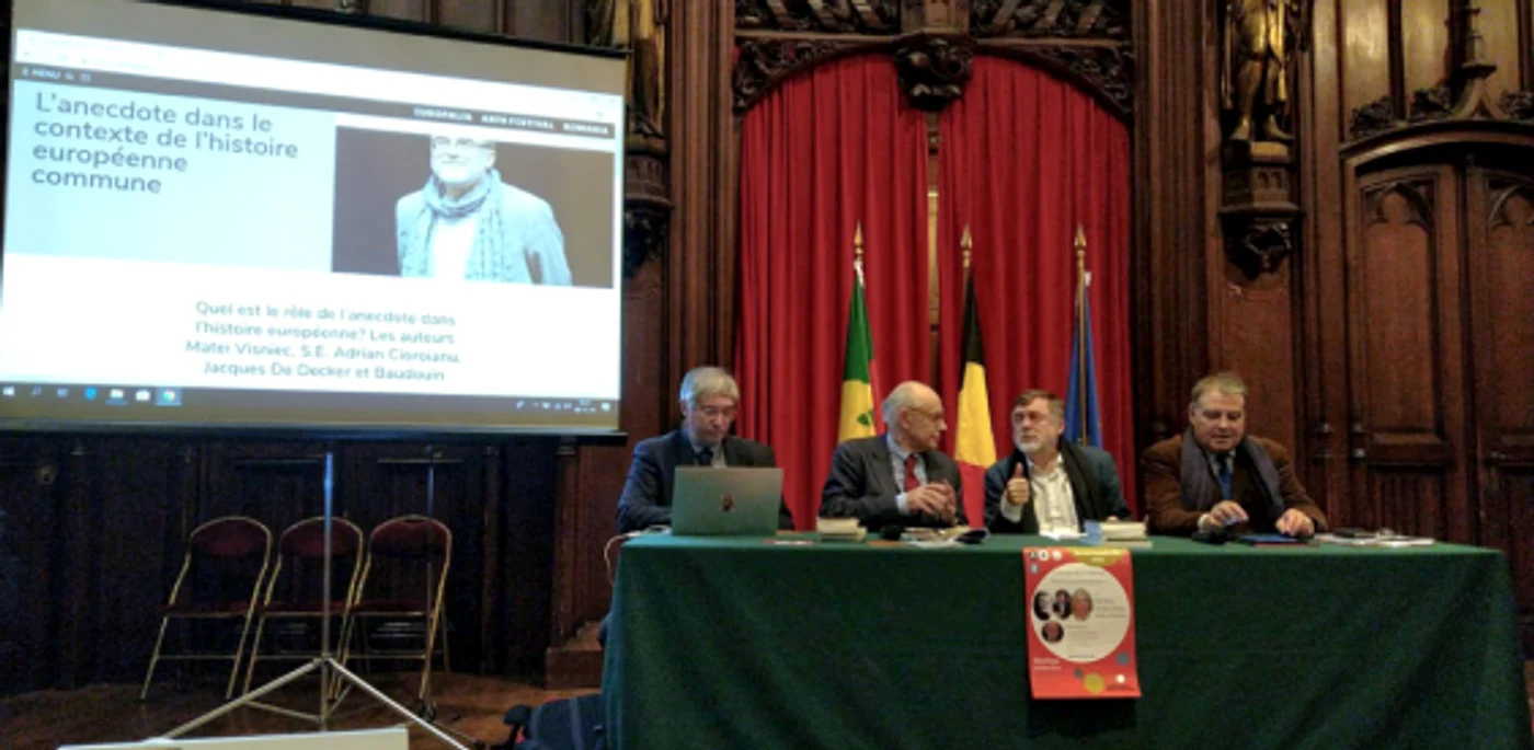 O dezbatere, în cadrul Europalia, l-a avut în centrul atenţiei pe Matei Vişniec. Invitaţi au fost Jacques De Decker, Baudouin Decharneux şi Adrian Cioroianu
