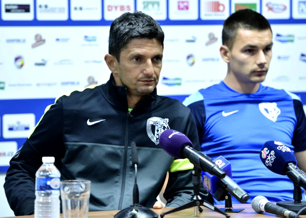 Răzvan Lucescu şi Ovidiu Hoban. FOTO: Răzvan Păsărică
