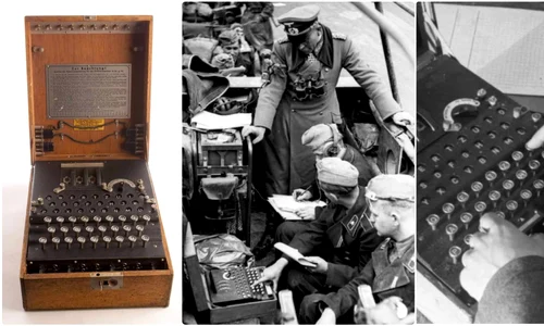 Mașina Enigma  Sursa Muzeul CIA și BundesArchive jpg